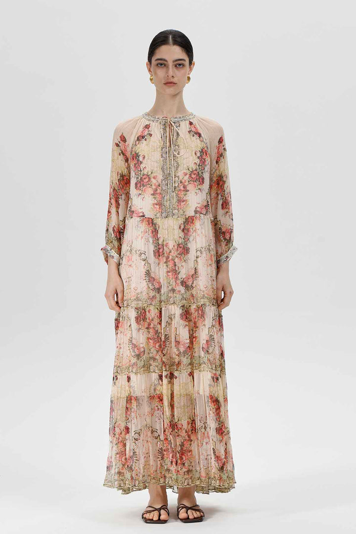 Amabel Print Silk Dress