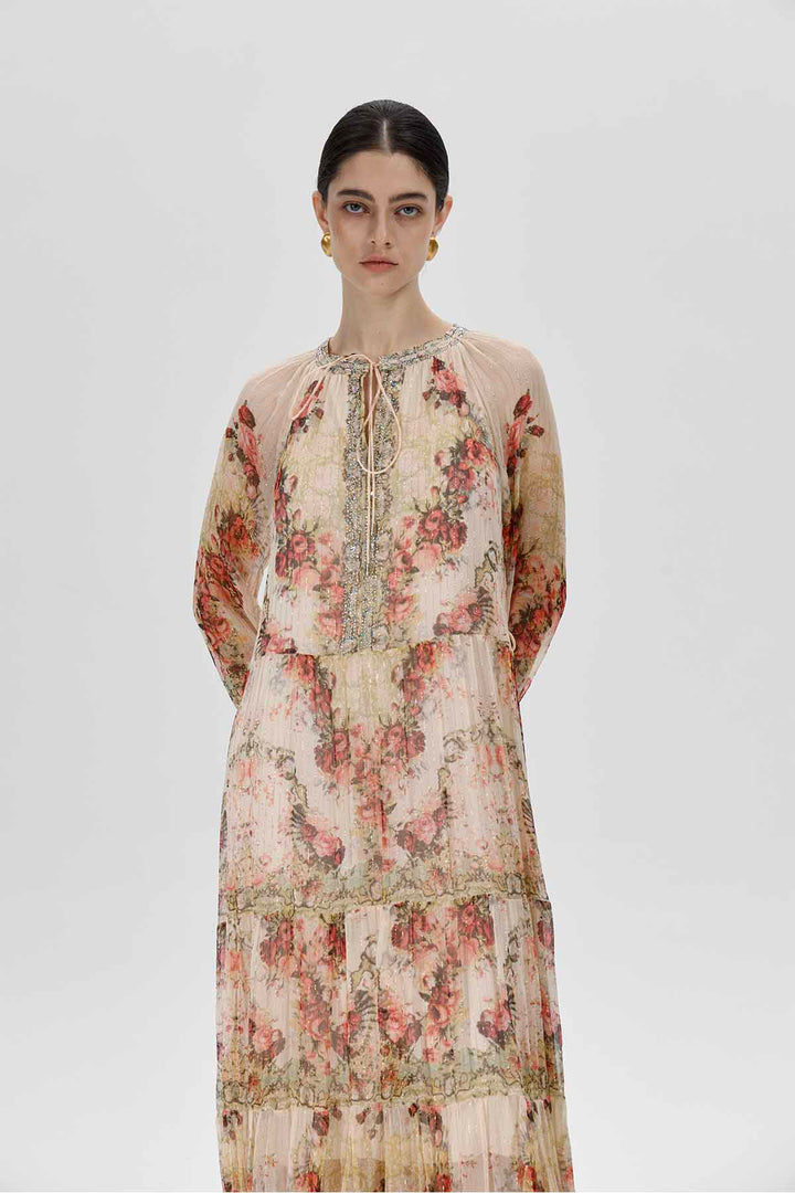 Amabel Print Silk Dress