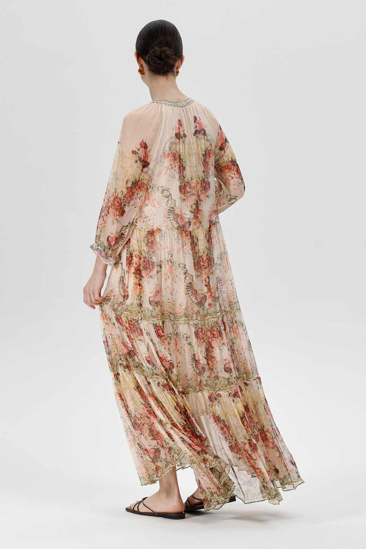 Amabel Print Silk Dress