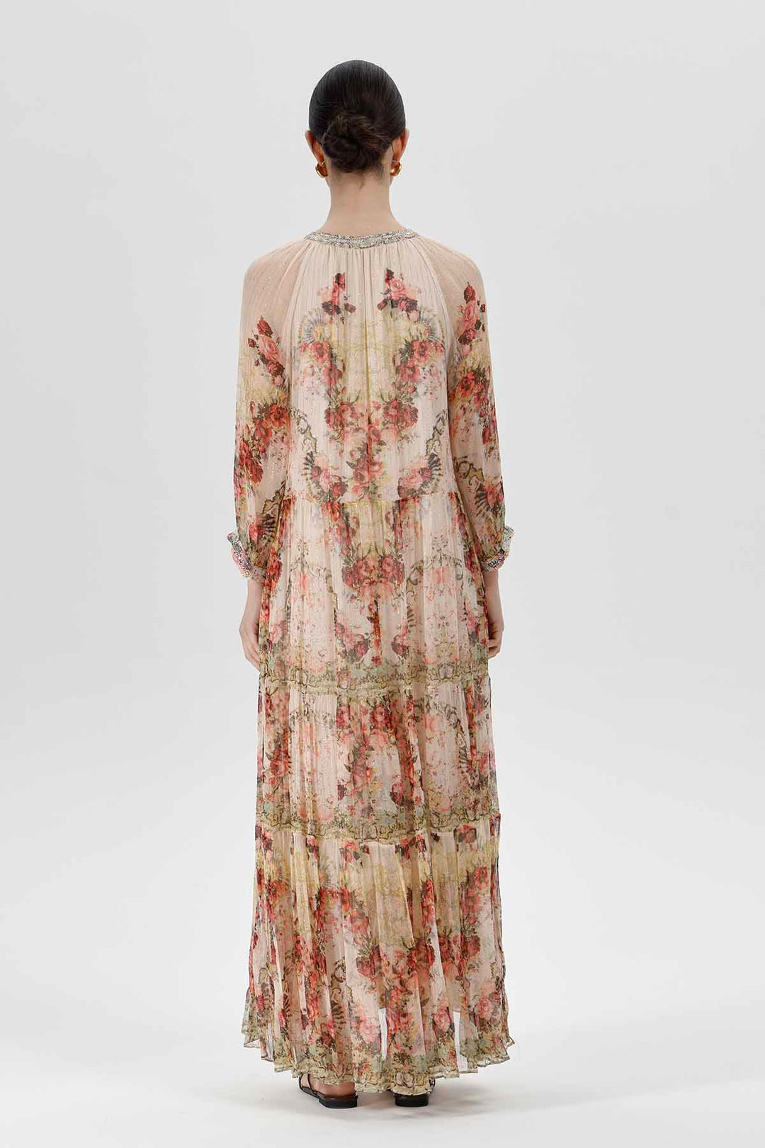 Amabel Print Silk Dress