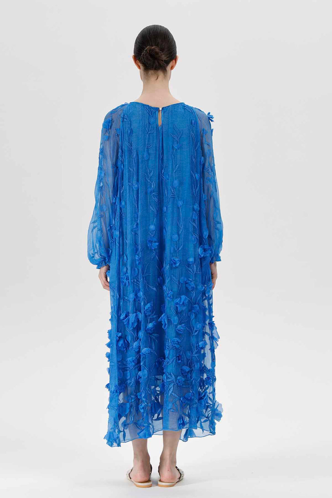 Azurblaues Mirage-Kleid