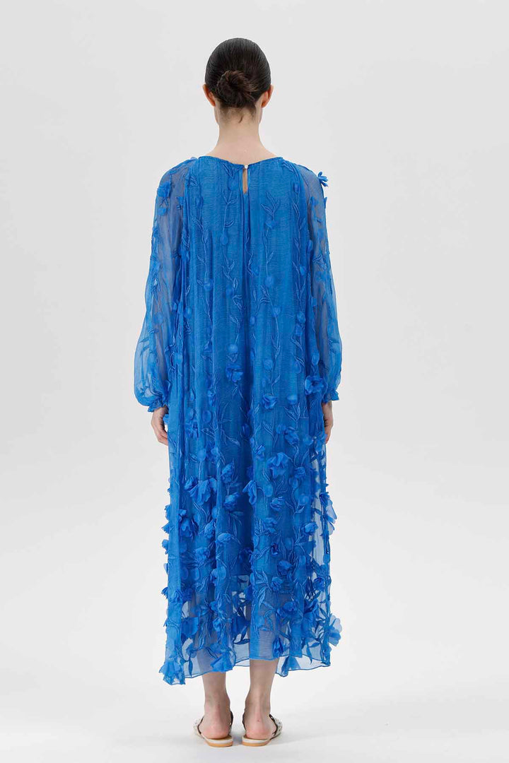Azurblaues Mirage-Kleid