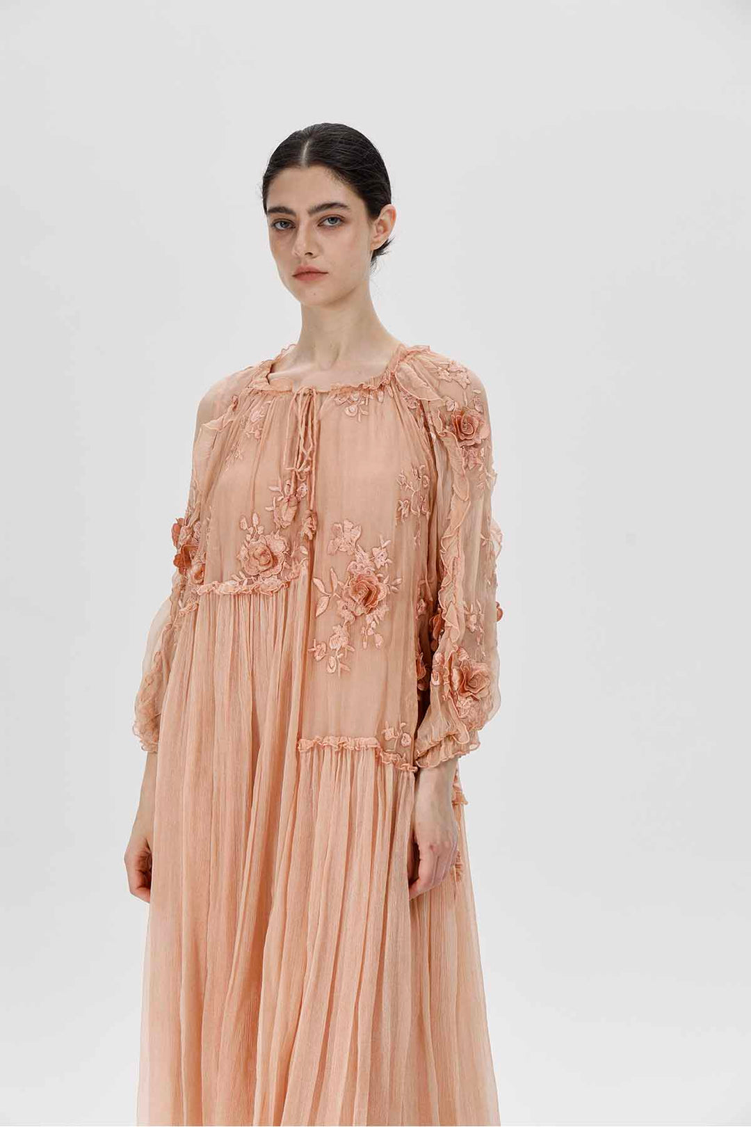 فستان روزيا بلوم المطرز