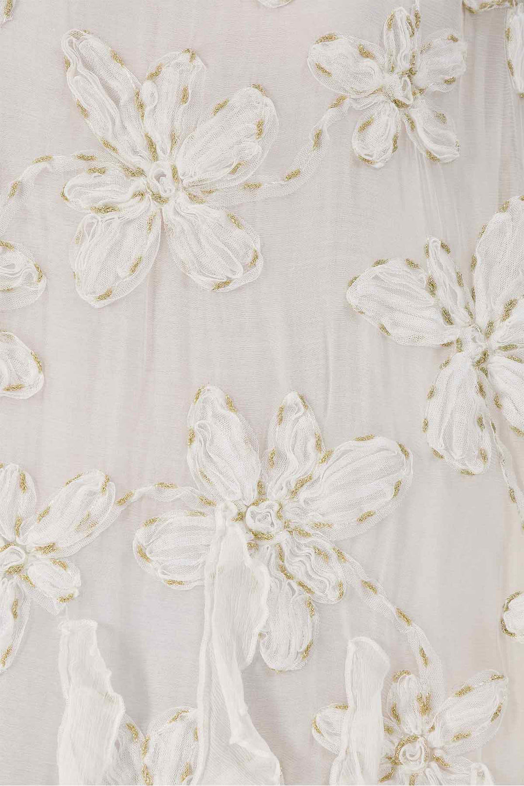 Sienne besticktes Kleid