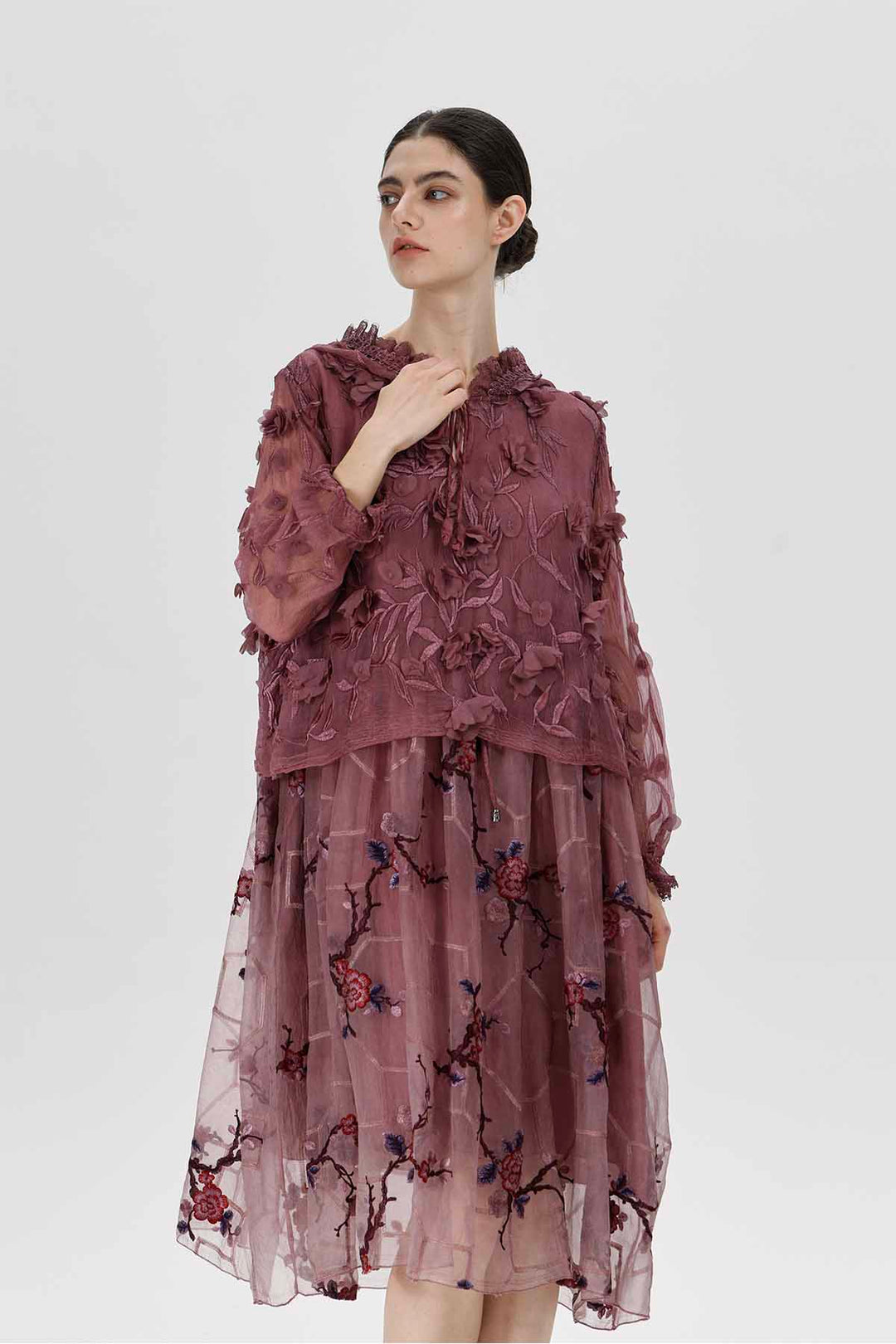Vestido bordado Ashlie