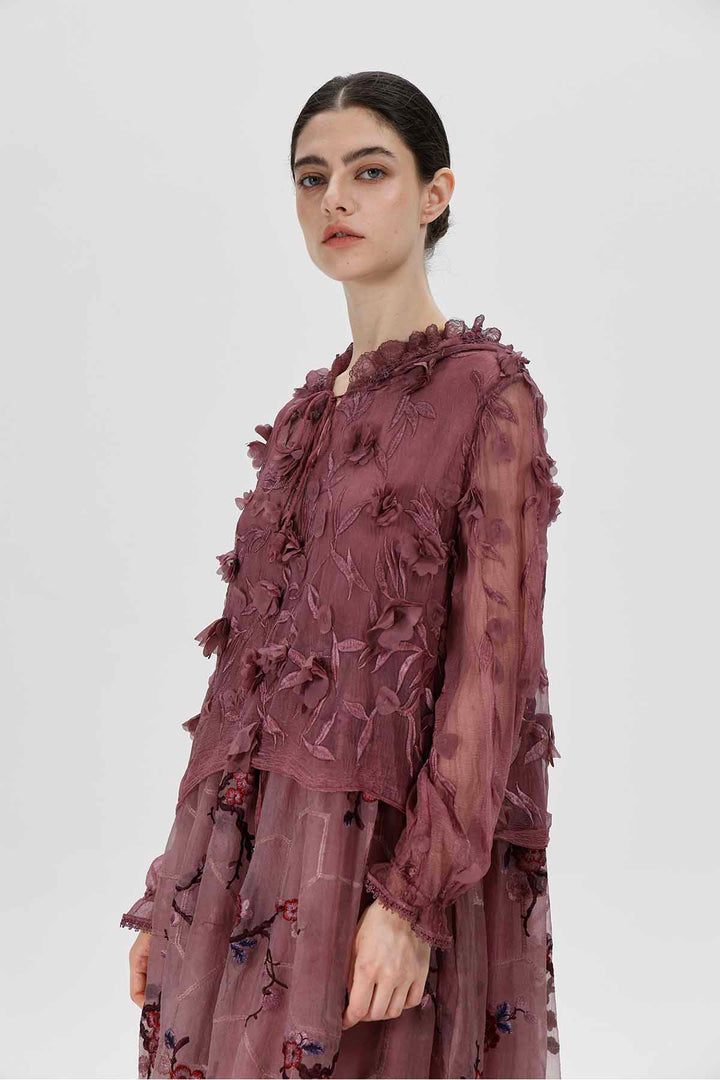 Vestido bordado Ashlie