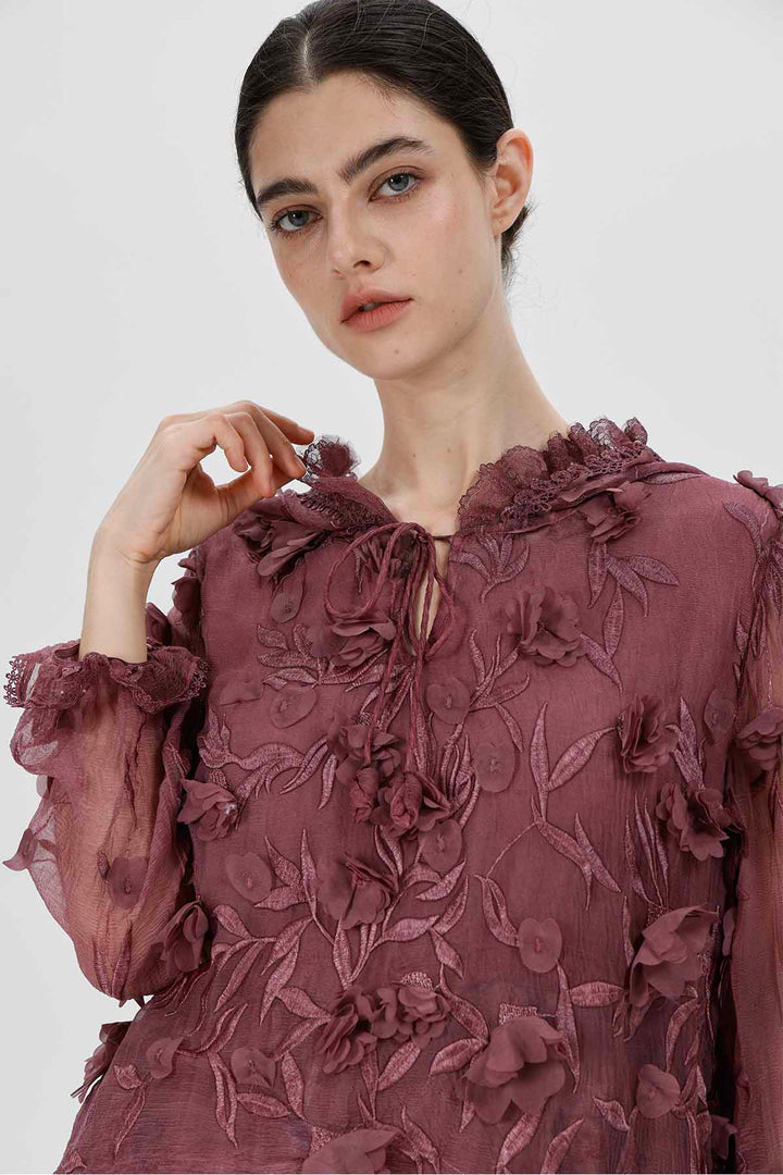 Vestido bordado Ashlie