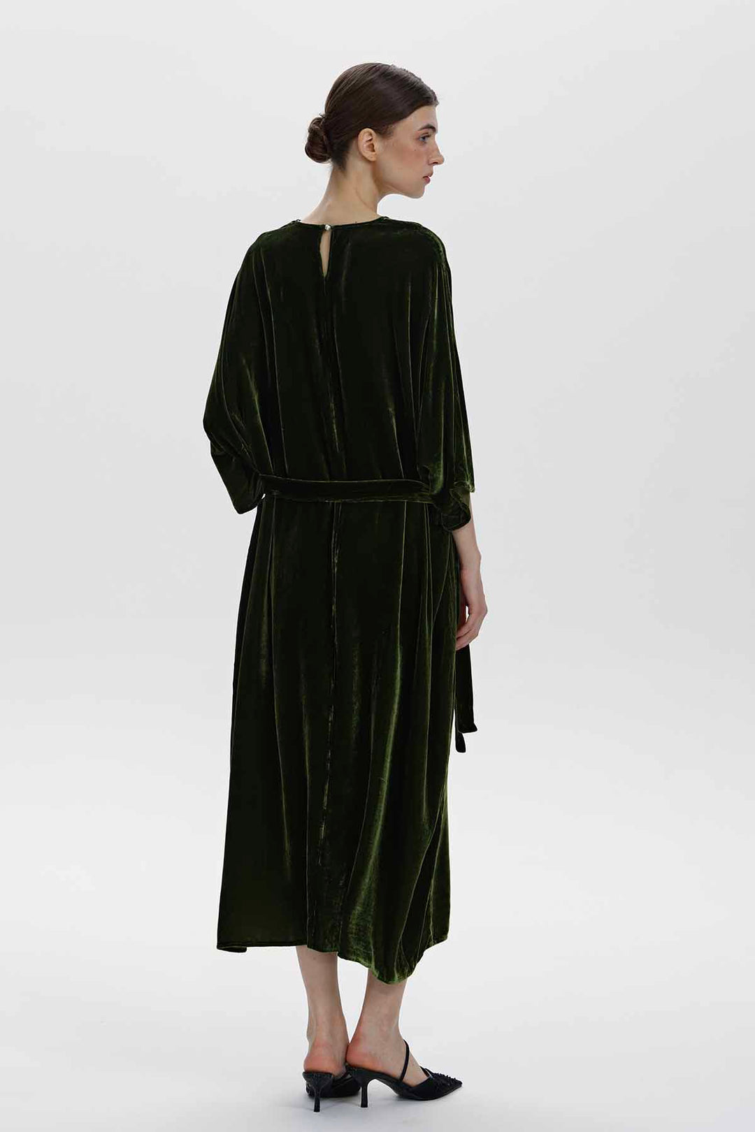 Paloma Embellished Velvet Dress