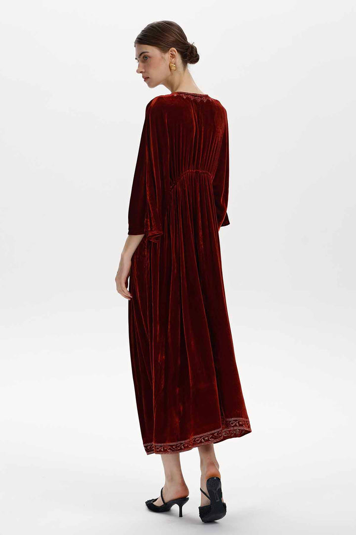 Amalia Velvet Dress