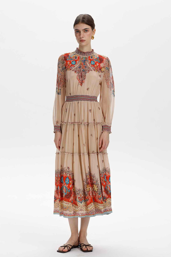 Tullia Printed Midi Dress
