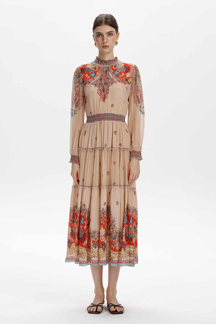 Tullia Printed Midi Dress