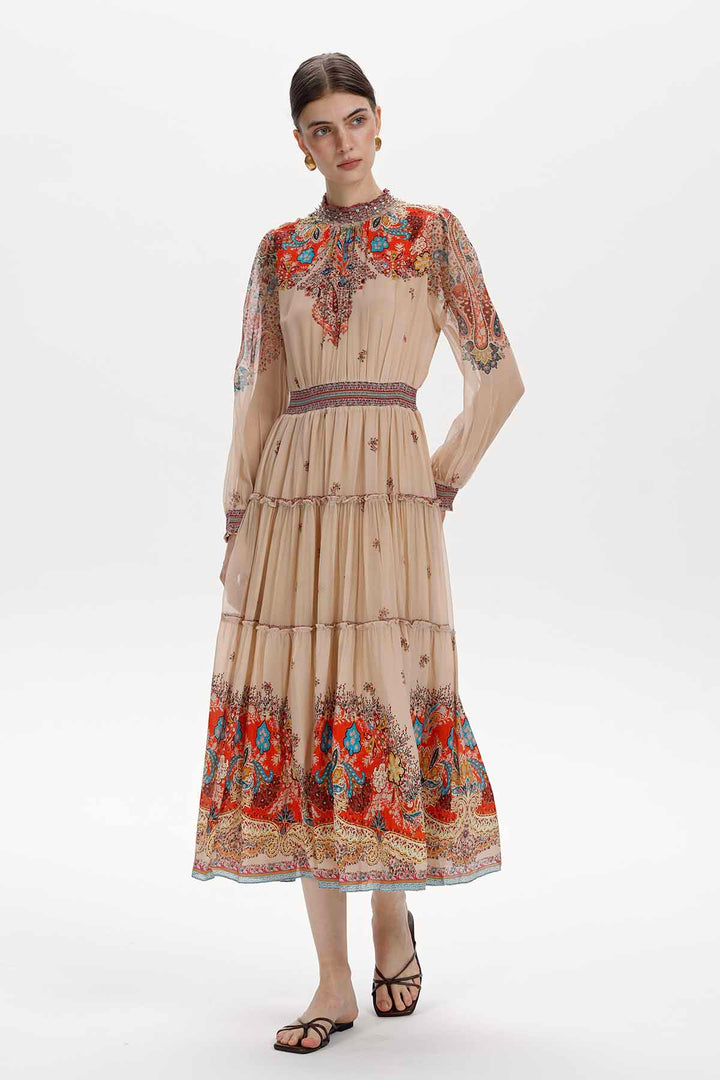 Tullia Printed Midi Dress