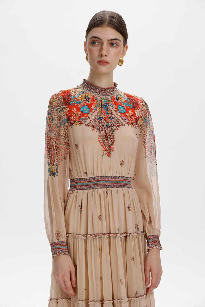 Tullia Printed Midi Dress
