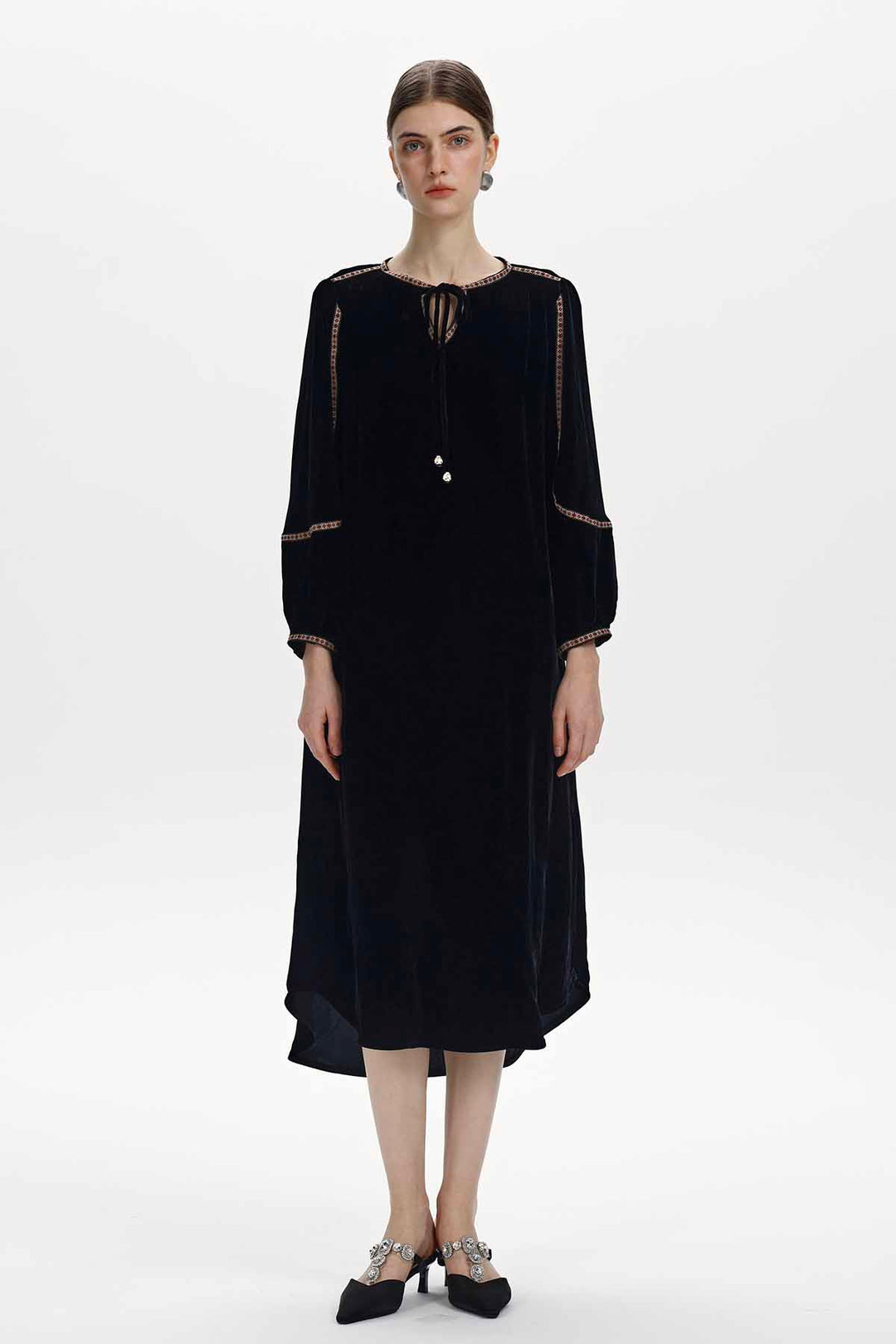 Verena Velvet Midi Dress