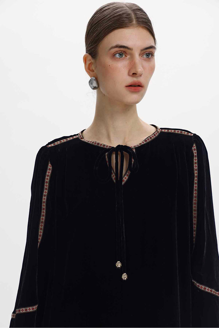 Verena Velvet Midi Dress