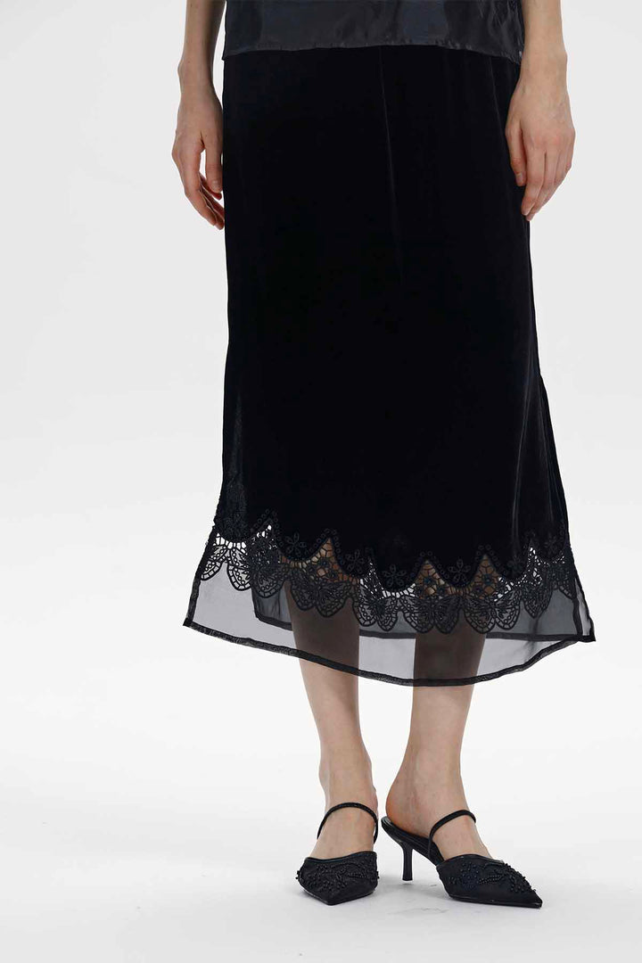 Thessaly Beaded Velvet Two-Piece Set