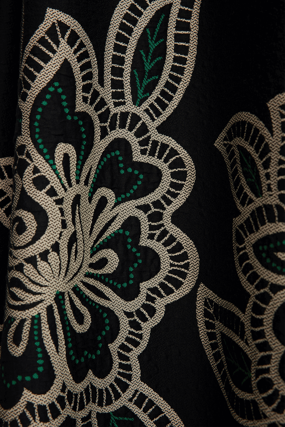 Robe élégante rétro à imprimé floral Alli