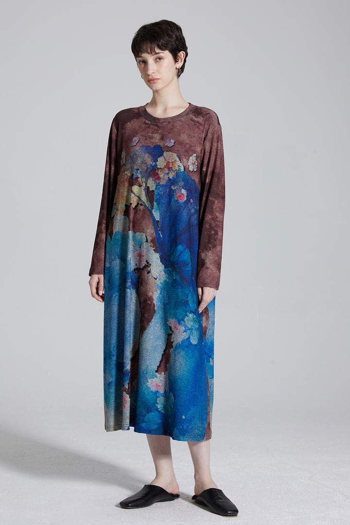 Joasie Artistic Long Sleeve Dress