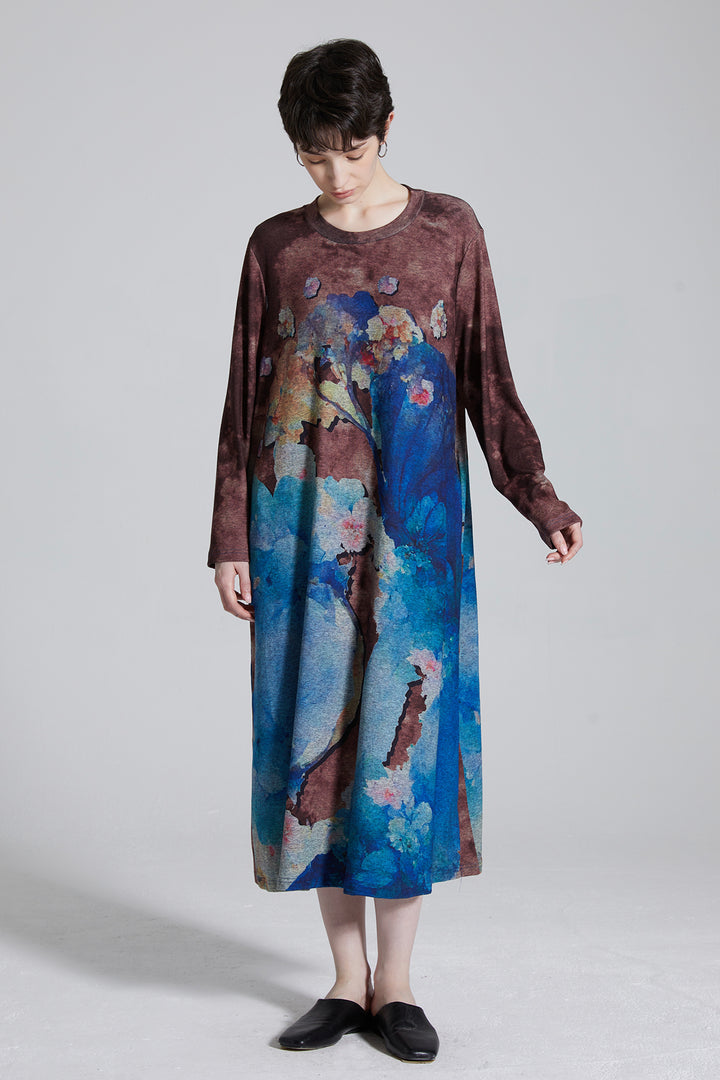 Joasie Artistic Long Sleeve Dress