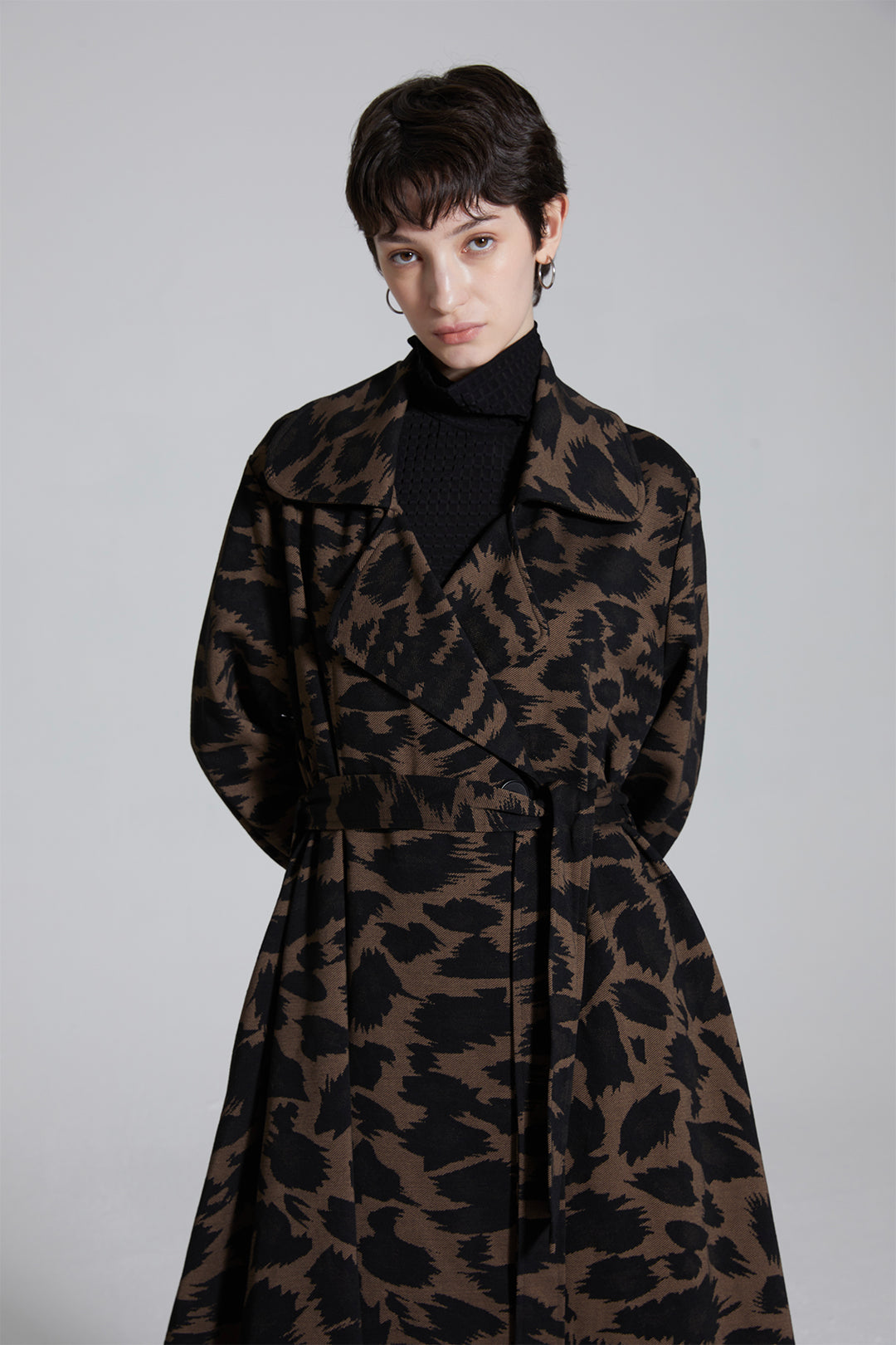 Mazzy Leopard Maxi Coat