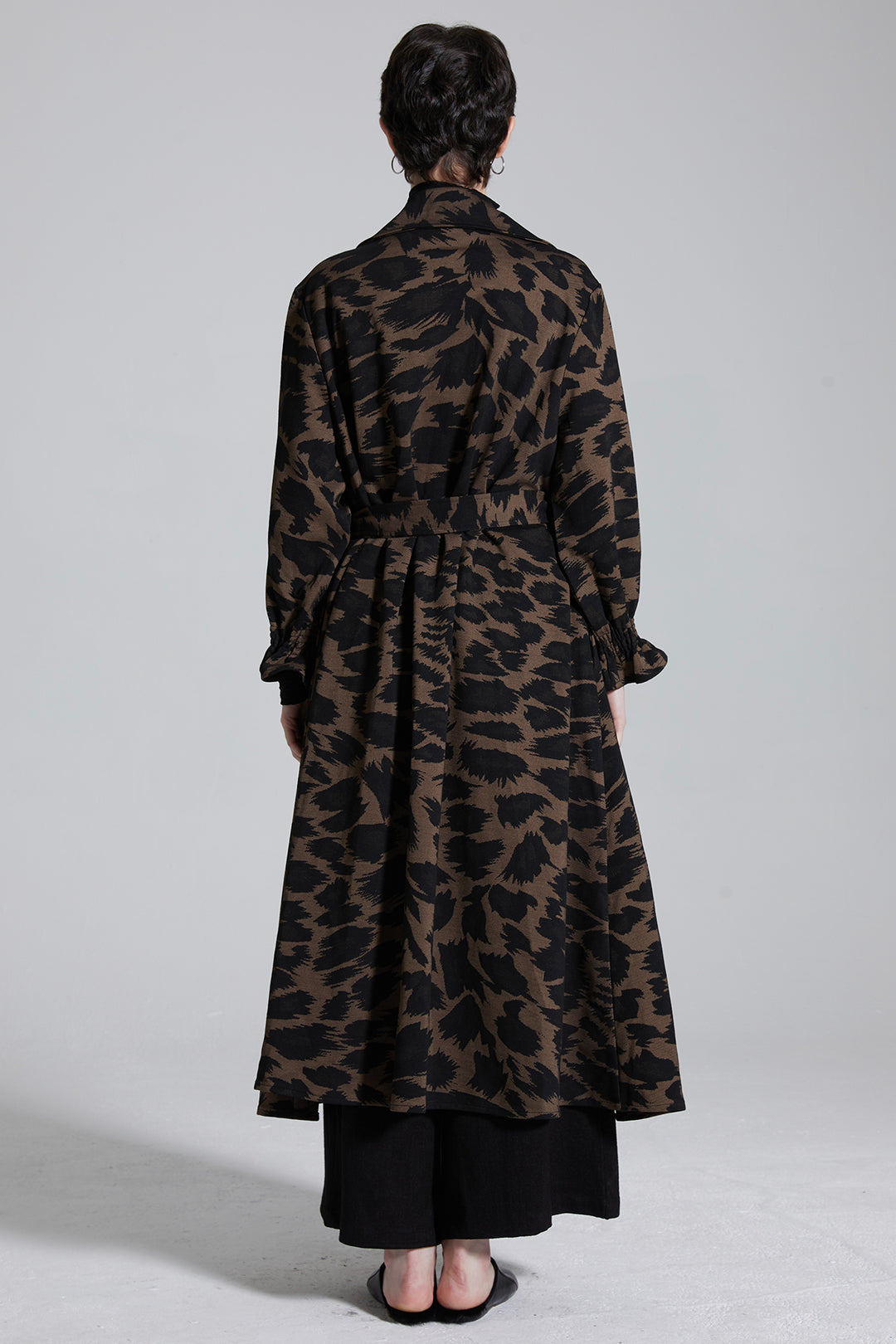 Mazzy Leopard Maxi Coat