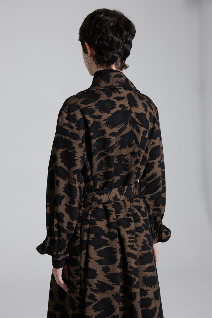 Mazzy Leopard Maxi Coat