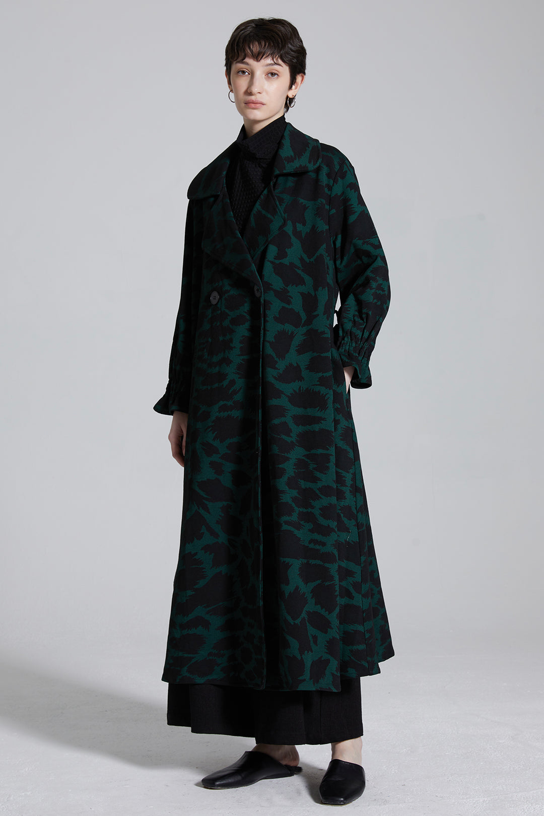 Mazzy Leopard Maxi Coat