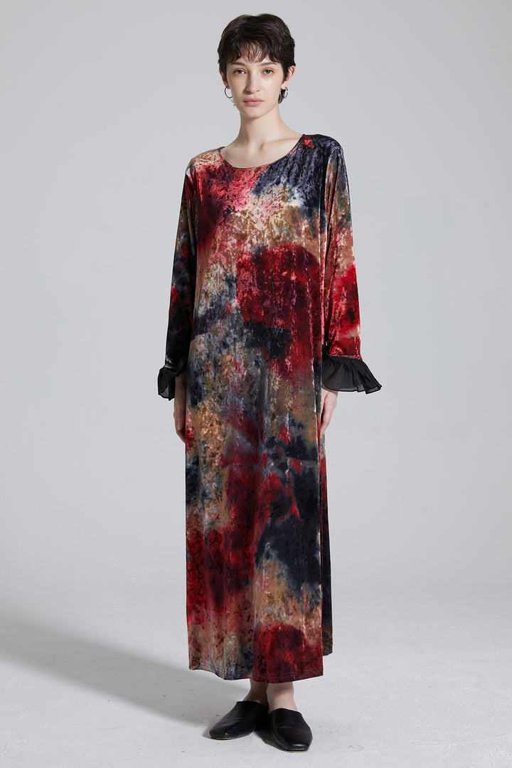 Alesa Velvet Maxi Dress