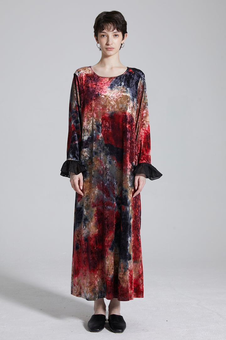 Alesa Velvet Maxi Dress