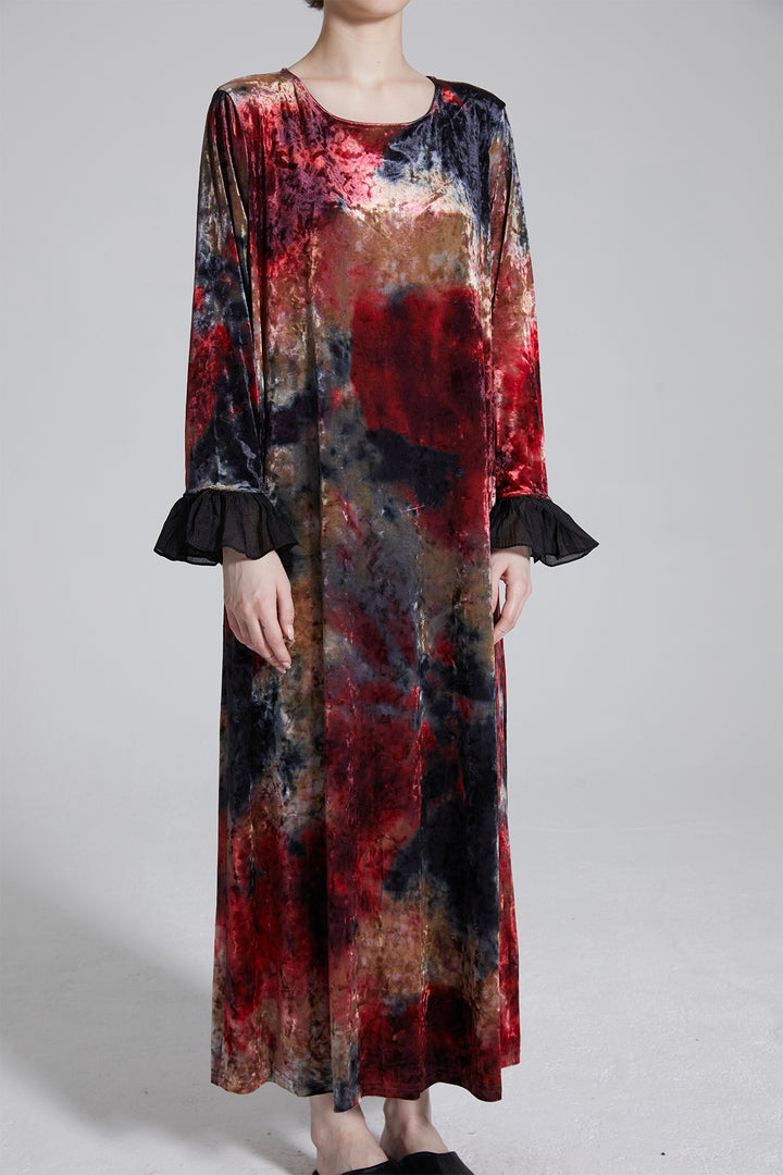 Alesa Velvet Maxi Dress