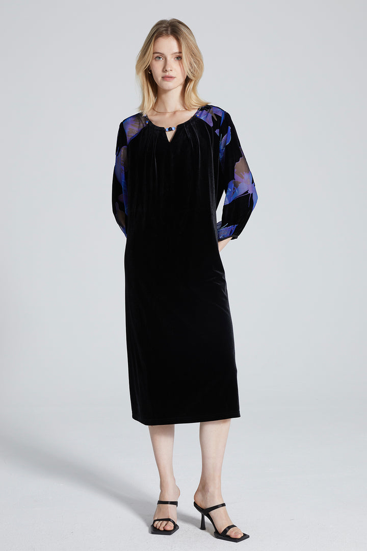 Hera Elegant Velvet Dress