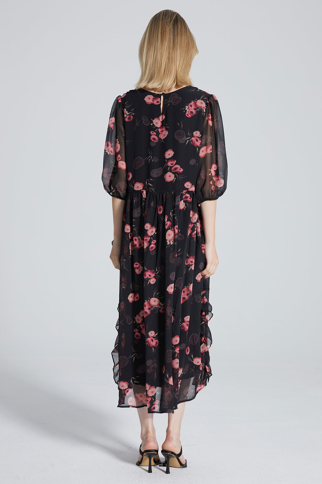 Simona Rose Silk Dress