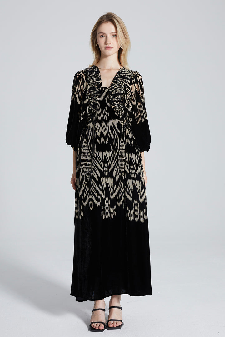 Suzie Velvet Maxi Dress