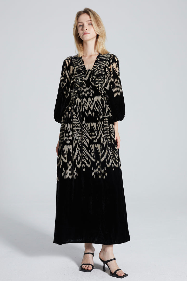 Suzie Velvet Maxi Dress