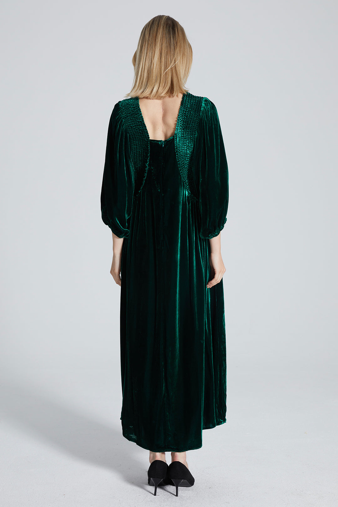 Suzie Green Velvet Maxi Dress