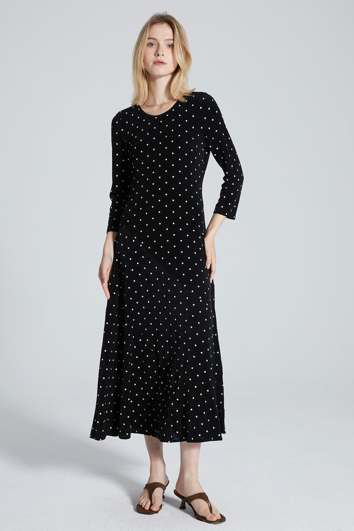 Roslyn Polka Dot Dress