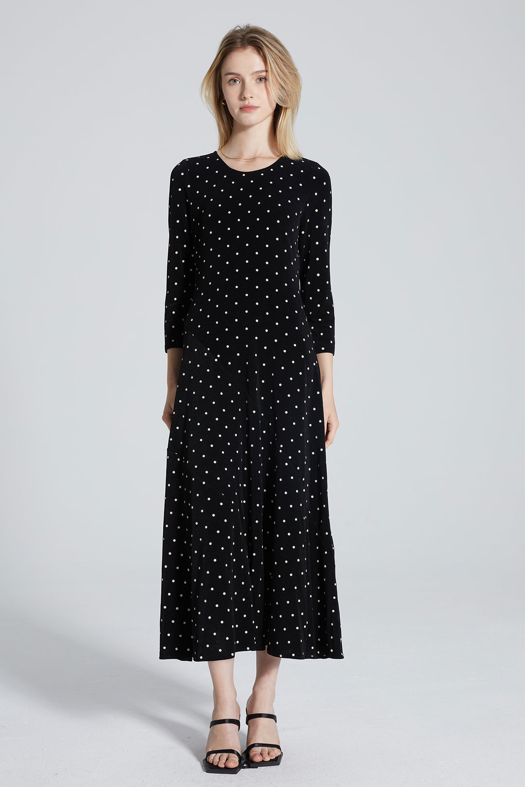 Roslyn Polka Dot Dress