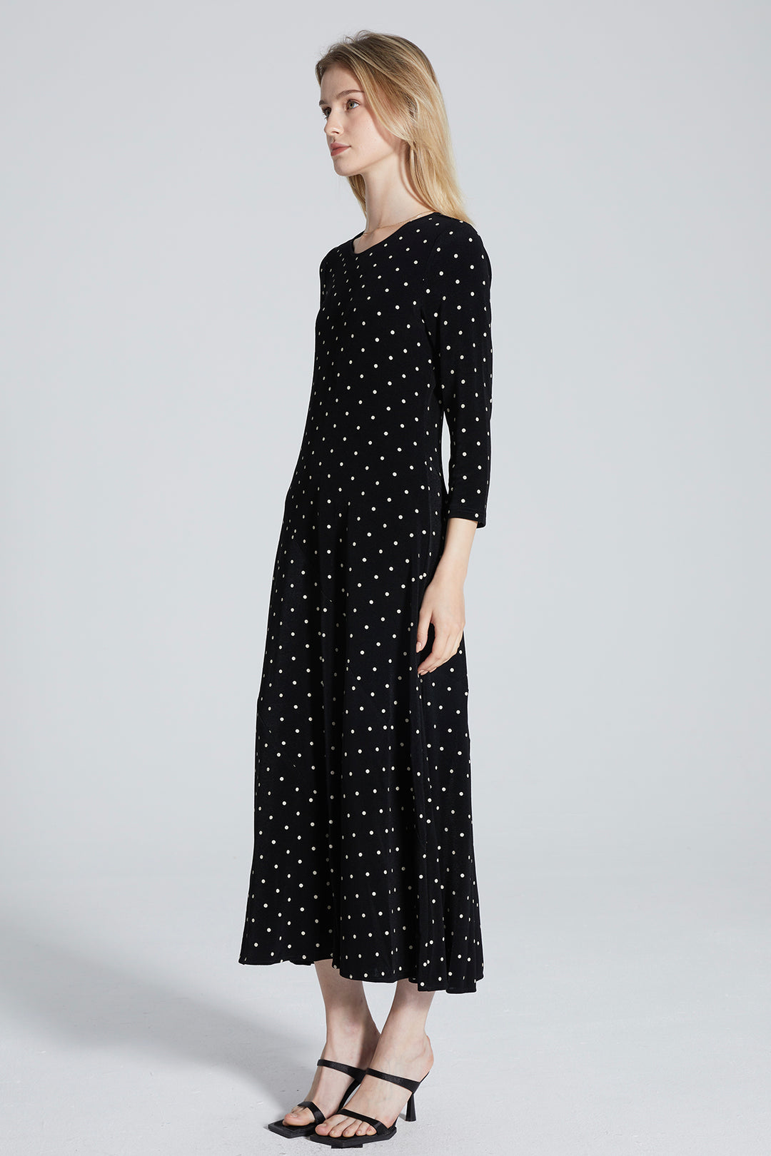 Roslyn Polka Dot Dress