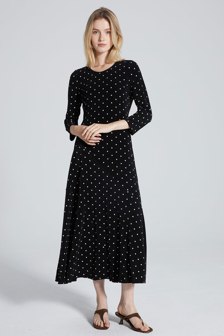 Roslyn Polka Dot Dress