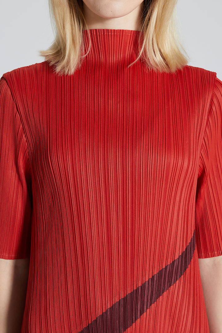 Patrice Pleated Irregular Dress