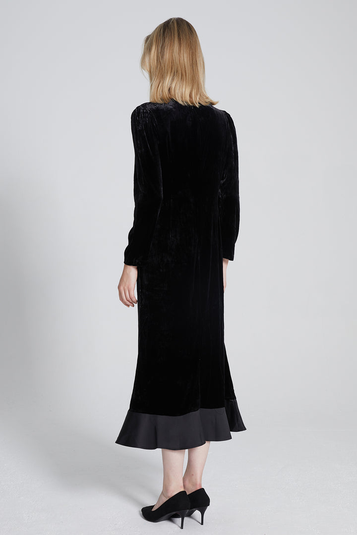 Alicent Fishtail Velvet Dress