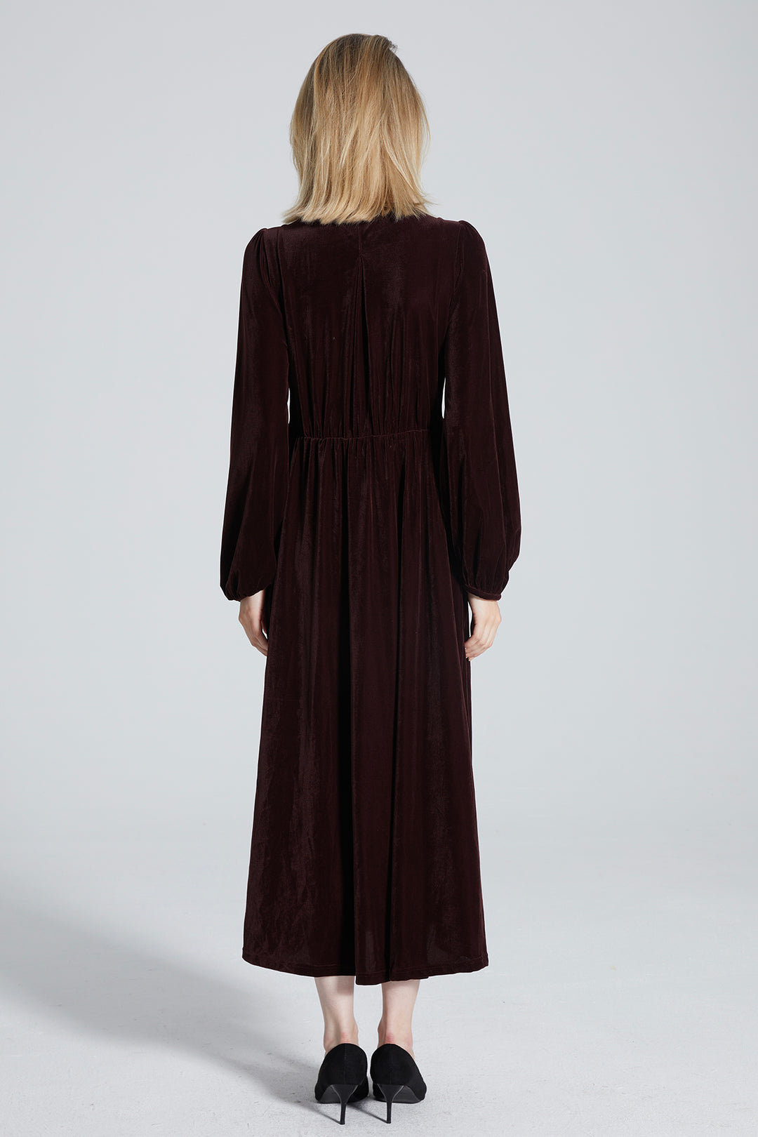 Meghan Woven Velvet Dress