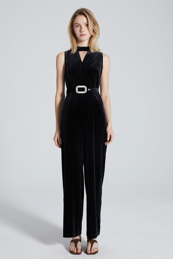 Staci Elegant Sleeveless Jumpsuit