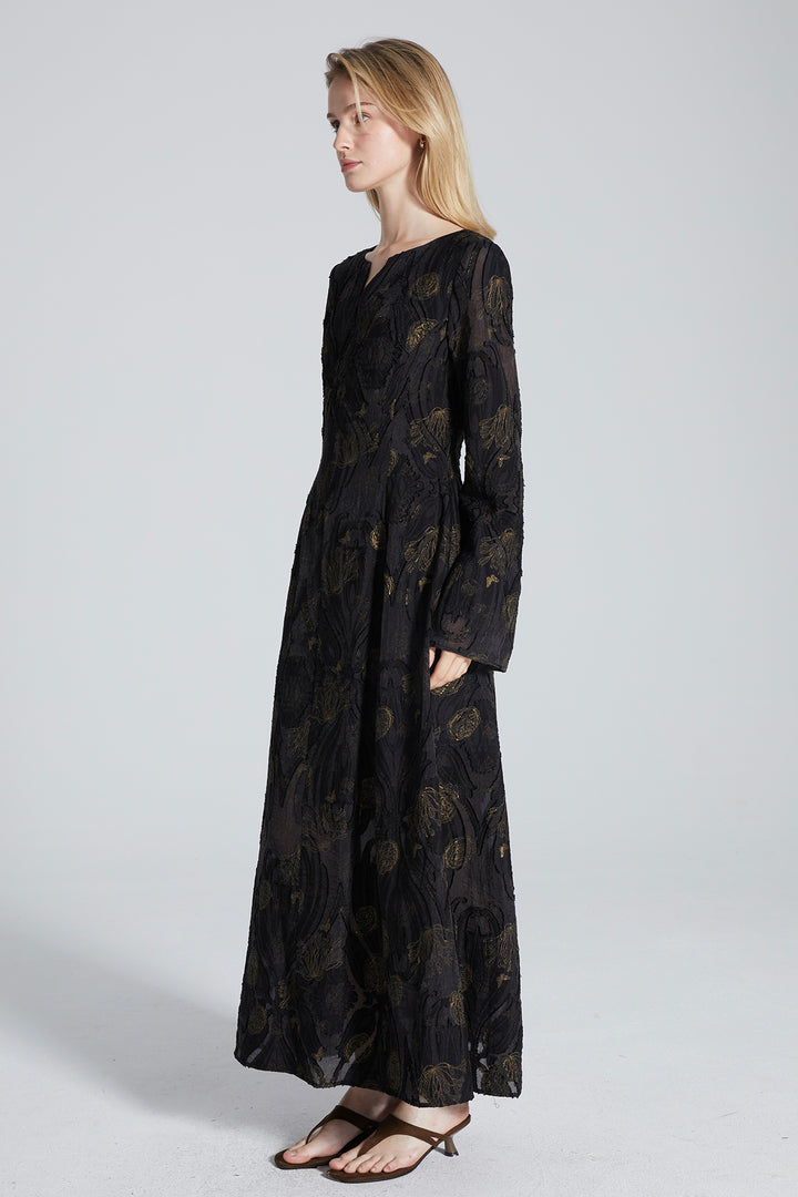 Nadia Long Sleeve Maxi Dress