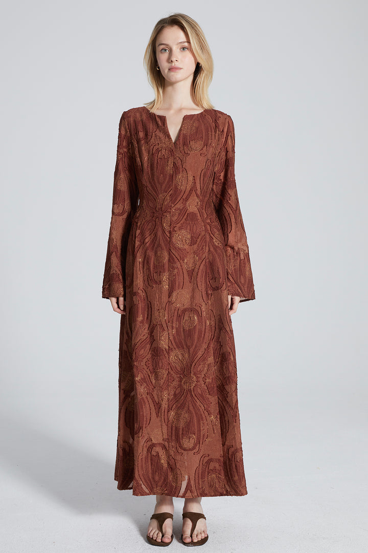 Nadia Long Sleeve Maxi Dress