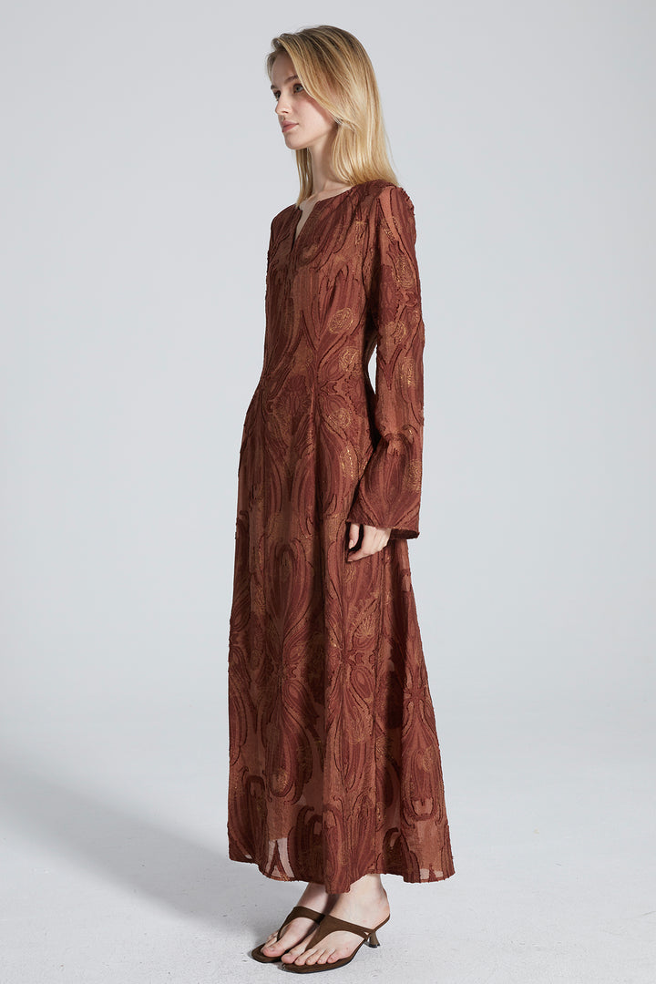 Nadia Long Sleeve Maxi Dress