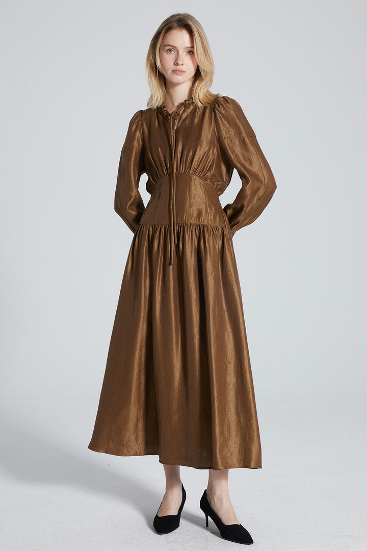 Phoebe Long Sleeve Elegant Dress