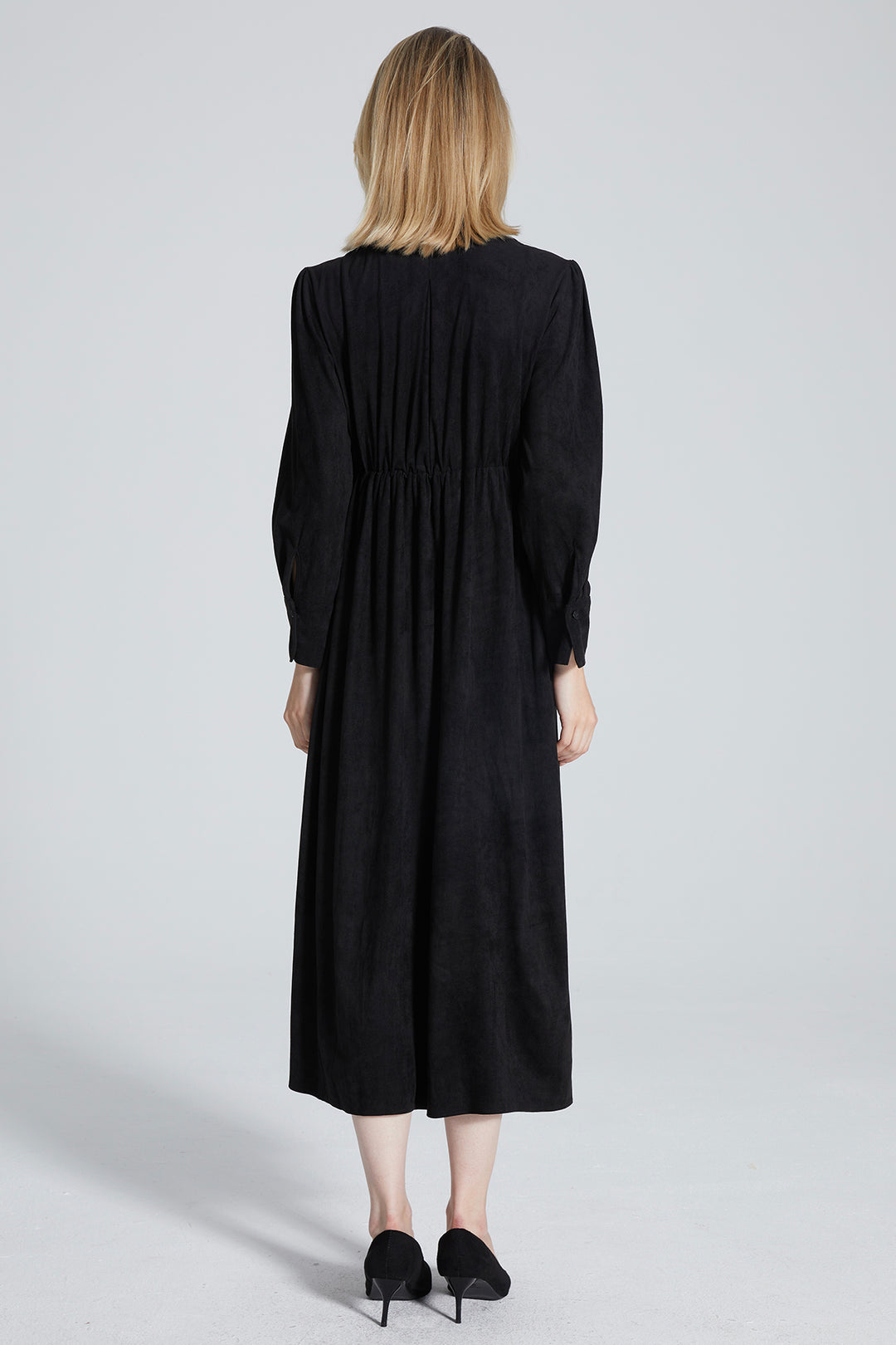 Effy V-Neck Long Sleeve Dress