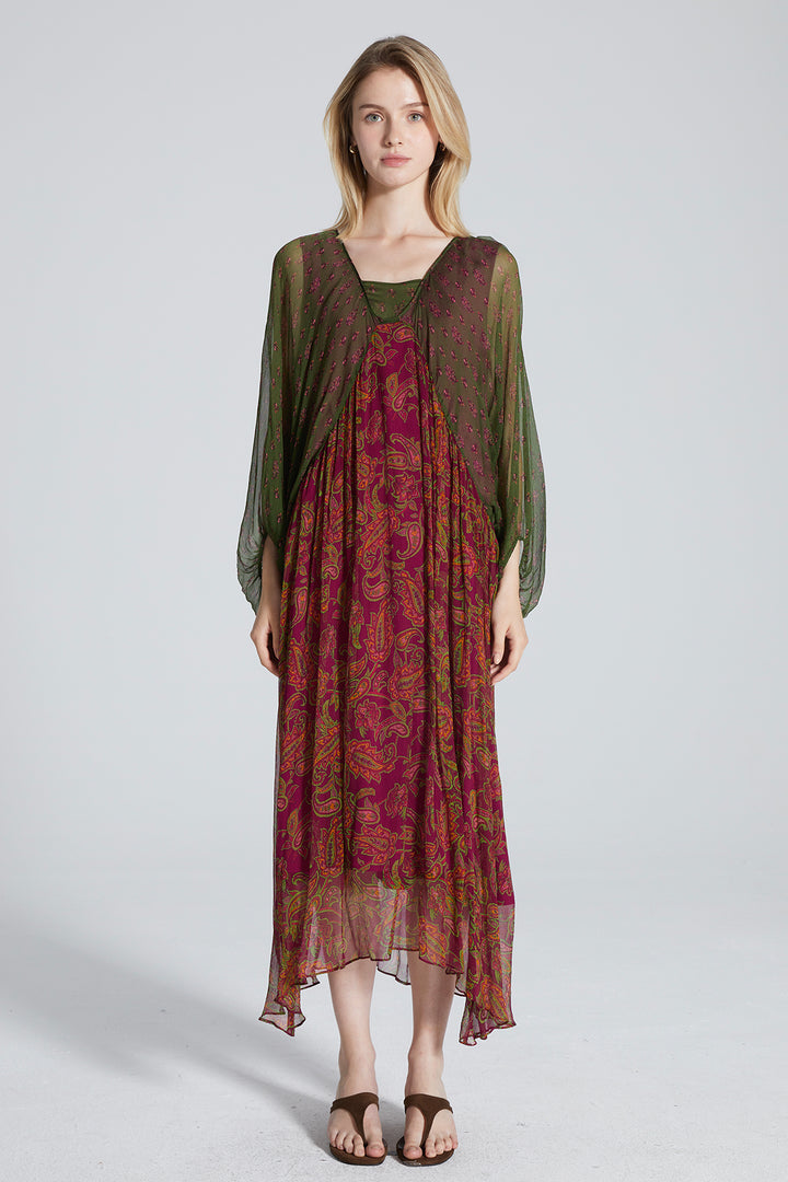 Kira Ethnic Silk Dress