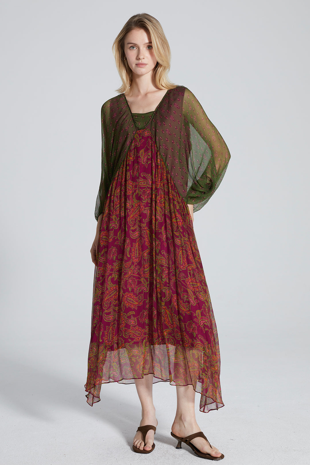 Kira Ethnic Silk Dress